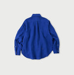 Linen Chambray 908 Petit Collar Ocean Shirt - 45R by 45rpm studio