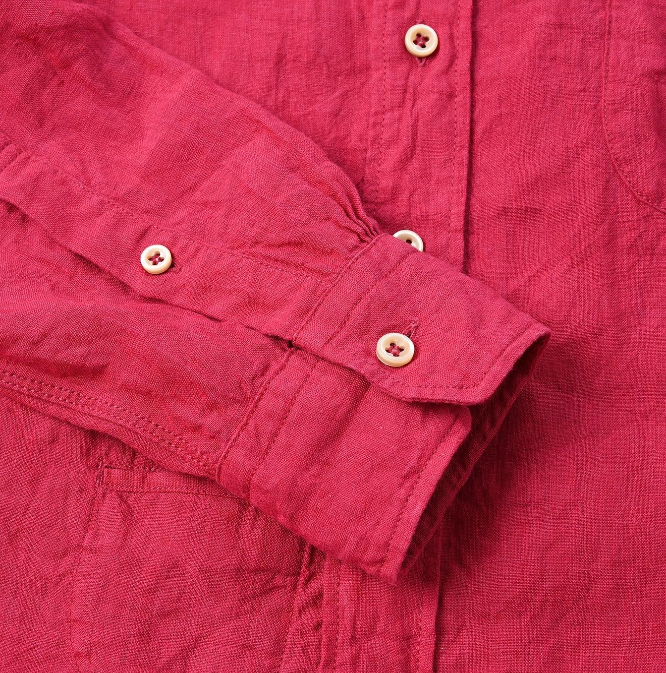 Linen Chambray 908 Petit Collar Ocean Shirt - 45R by 45rpm studio - Image 17