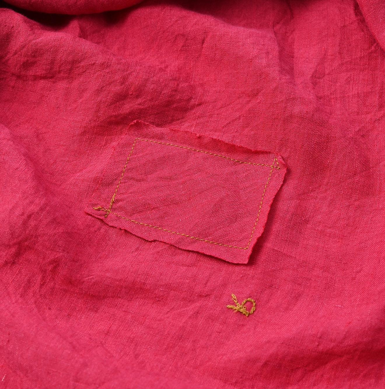 Linen Chambray 908 Petit Collar Ocean Shirt - 45R by 45rpm studio