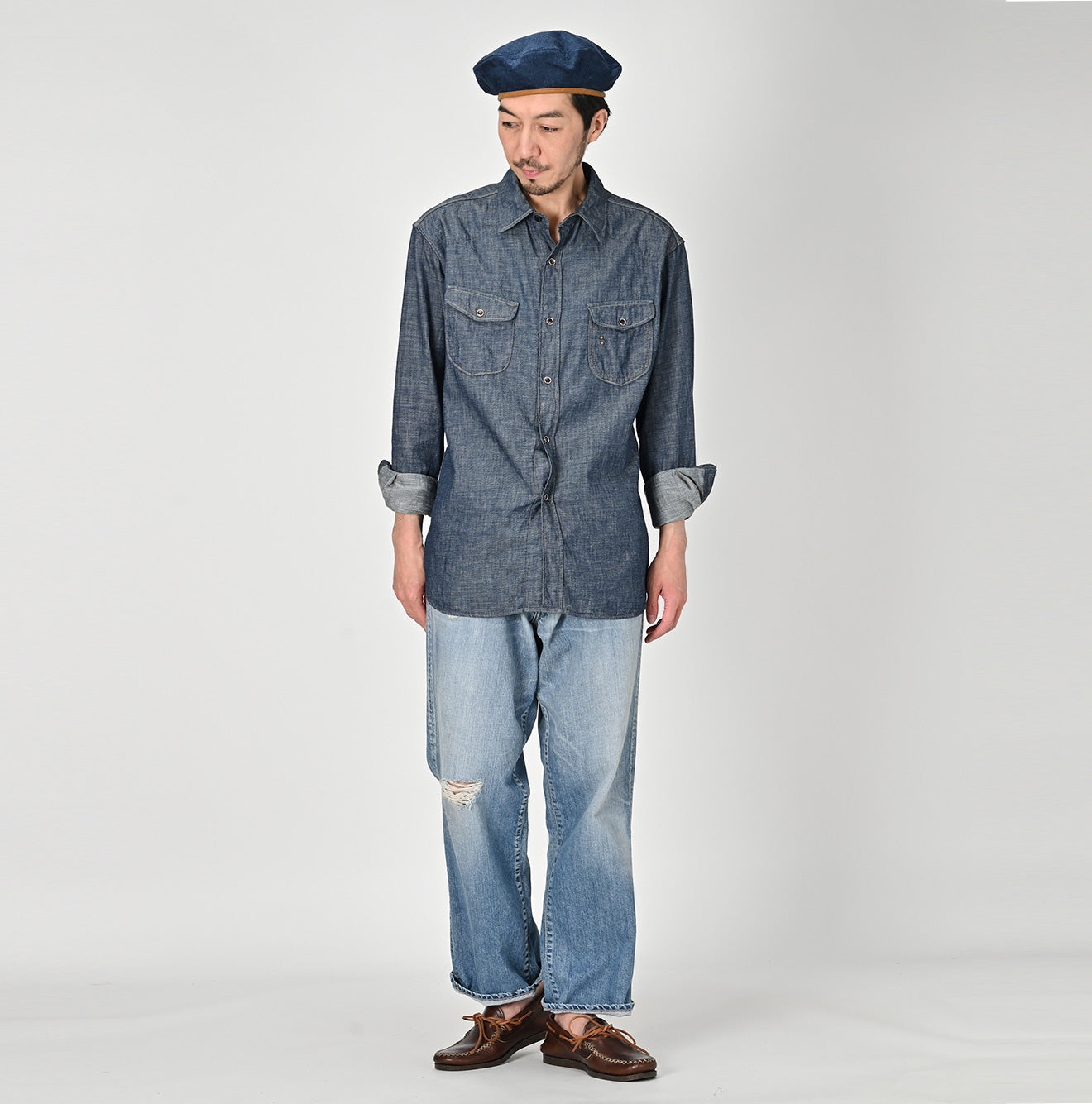 45R Dungaree Denim 908 Eastern Shirt Nou