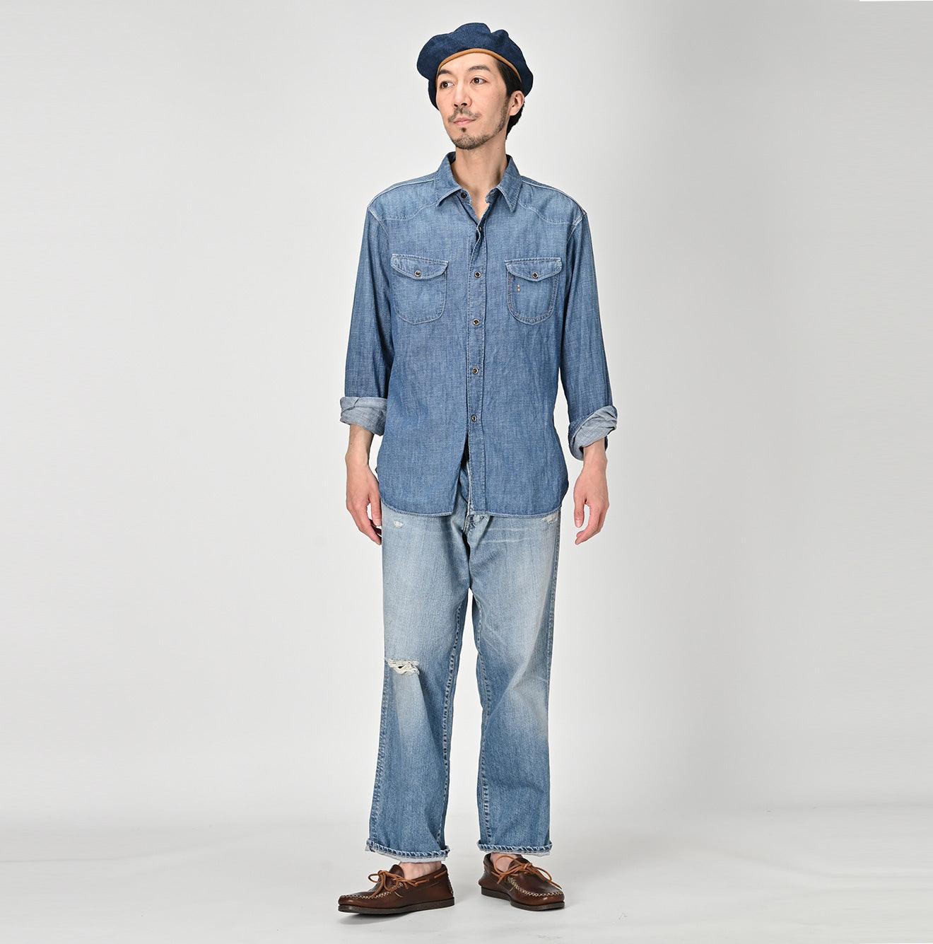 Dungaree Denim 908 Eastern Shirt Zyu - 45R by 45rpm studio