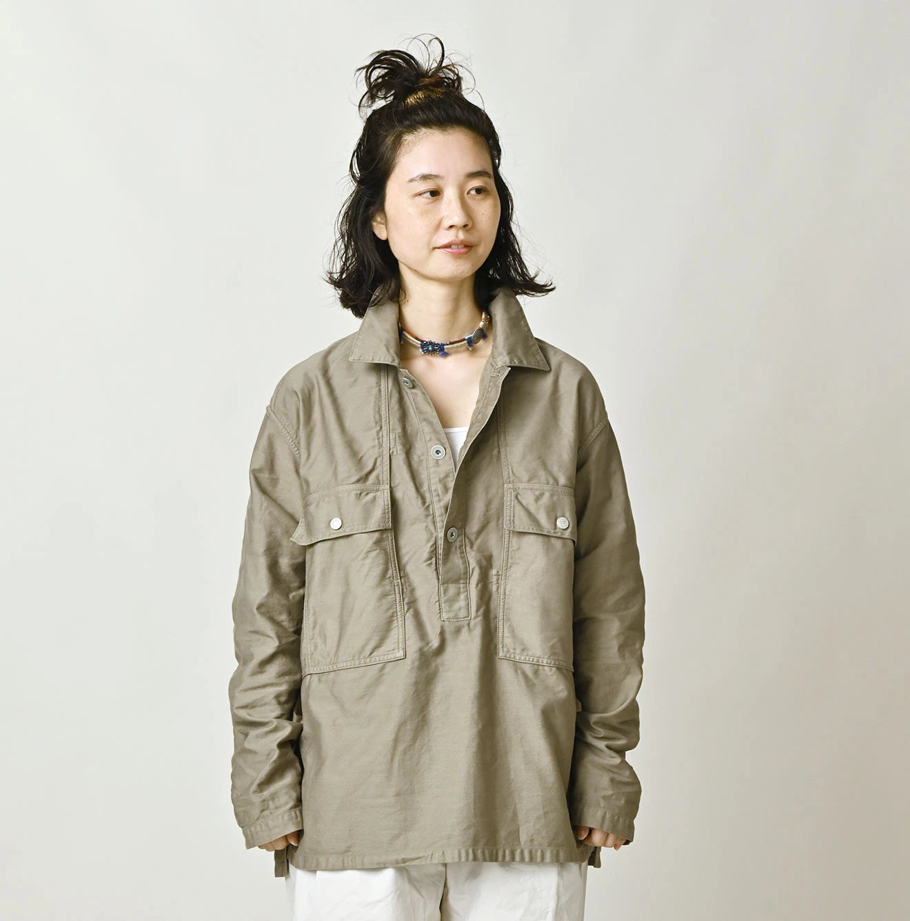 45R Yoko Sateen 908 Bush Shirt - Image 9