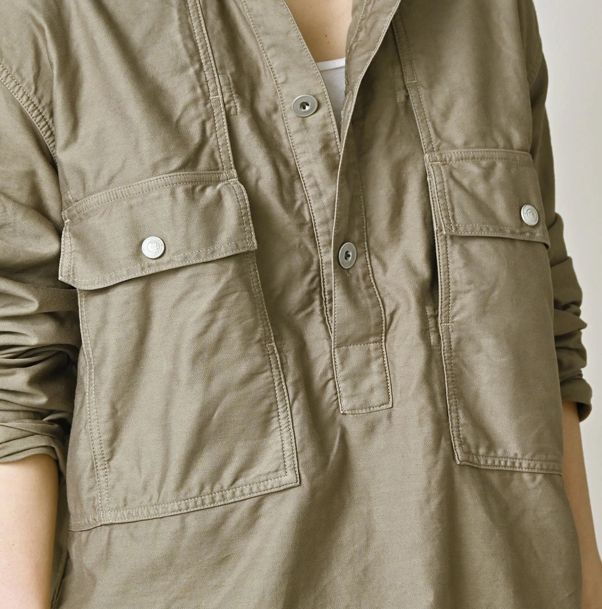 45R Yoko Sateen 908 Bush Shirt