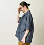 45R Cotton Linen Dungaree Lei Lei Shirt Nou Men