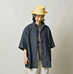 45R Cotton Linen Dungaree Lei Lei Shirt Nou Men