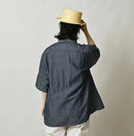 45R Cotton Linen Dungaree Lei Lei Shirt Nou Men
