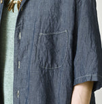 45R Cotton Linen Dungaree Lei Lei Shirt Nou Men