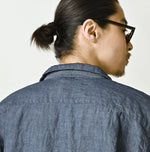 45R Cotton Linen Dungaree Lei Lei Shirt Nou Men