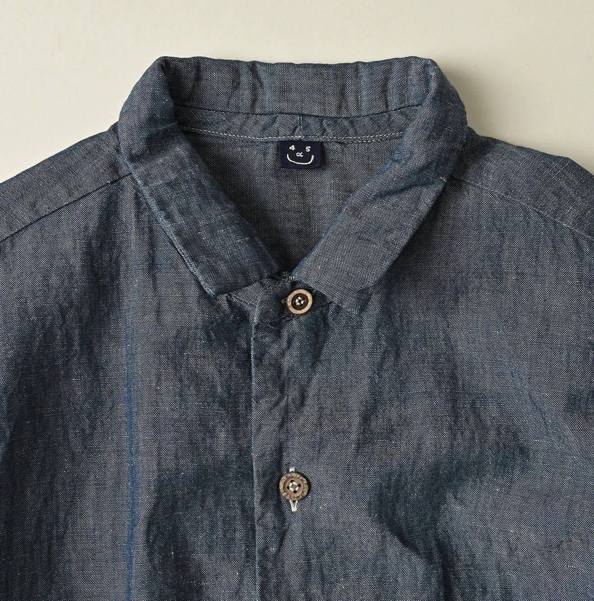 45R Cotton Linen Dungaree Lei Lei Shirt Nou Men