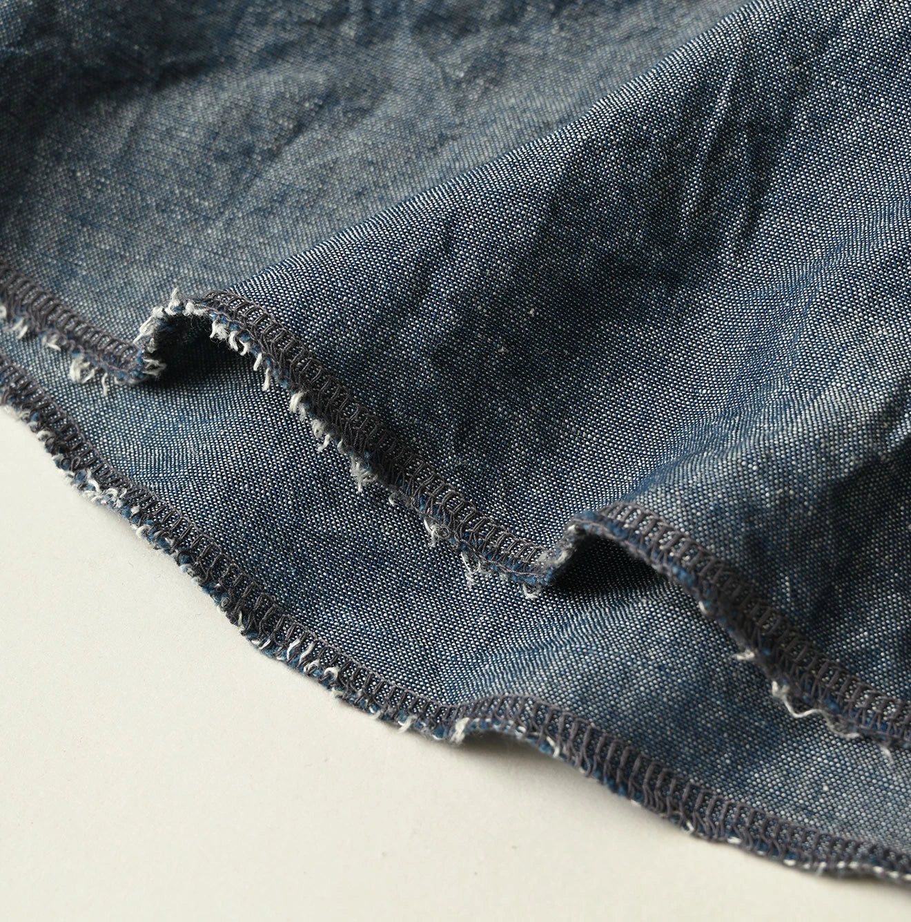 45R Cotton Linen Dungaree 908 Ocean Eastern Shirt Nou - Image 21