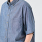 45R Ai Indigo Khadi Ox Ocean Short Sleeve Shirt