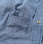 45R Ai Indigo Khadi Ox Ocean Short Sleeve Shirt