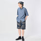 45R Ai Indigo Khadi Ox Ocean Short Sleeve Shirt
