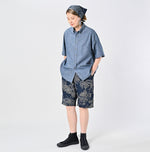 45R Ai Indigo Khadi Ox Ocean Short Sleeve Shirt