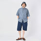 45R Ai Indigo Khadi Ox Ocean Short Sleeve Shirt
