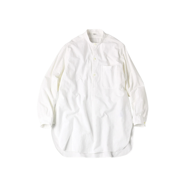 Khadi Oxford 908 Stand Collar Grandpa Pullover Shirt