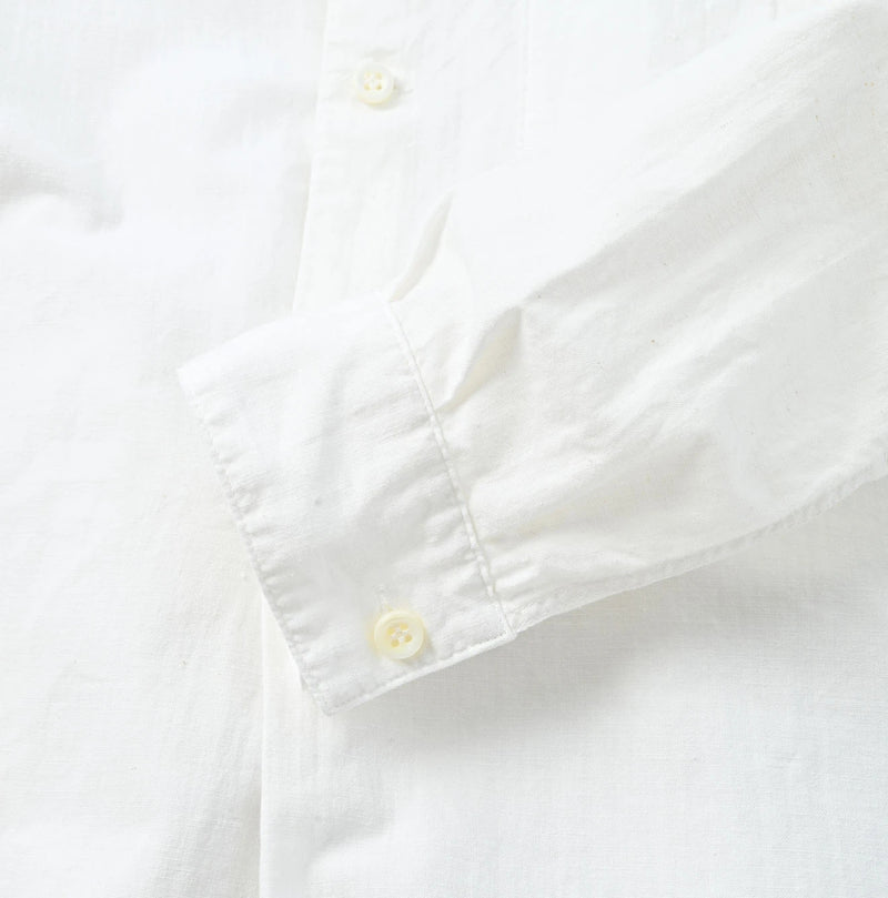 45R Khadi Oxford 908 Stand Collar Grandpa Pullover Shirt - Image 16