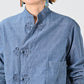 45R Ai Indigo Khadi Ox Clover Knot Shirt