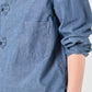 45R Ai Indigo Khadi Ox Clover Knot Shirt