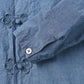 45R Ai Indigo Khadi Ox Clover Knot Shirt
