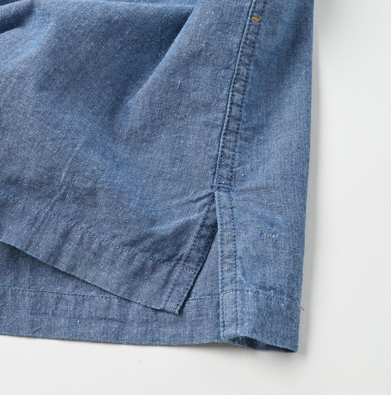 45R Ai Indigo Khadi Ox Clover Knot Shirt