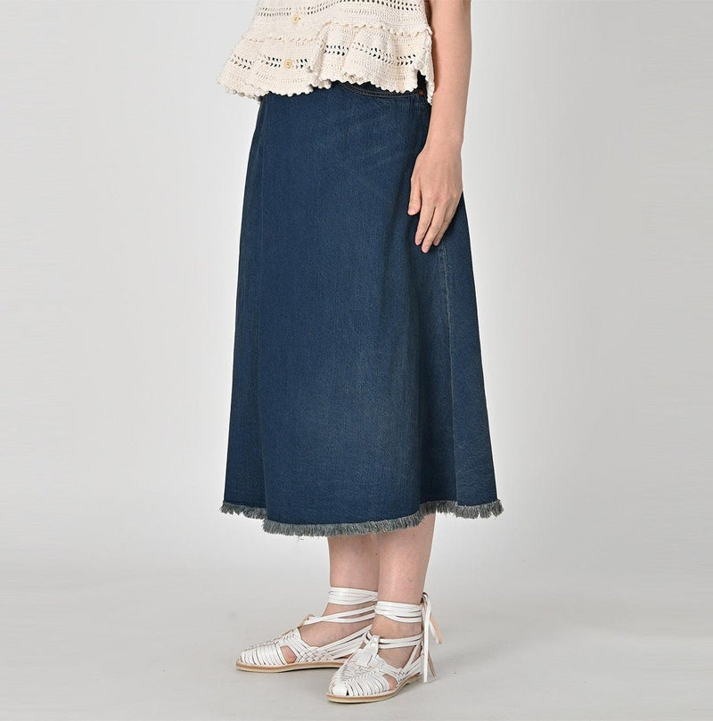 Omugi Denim Crossover Skirt Distressed - 45R by 45rpm studio - Image 5