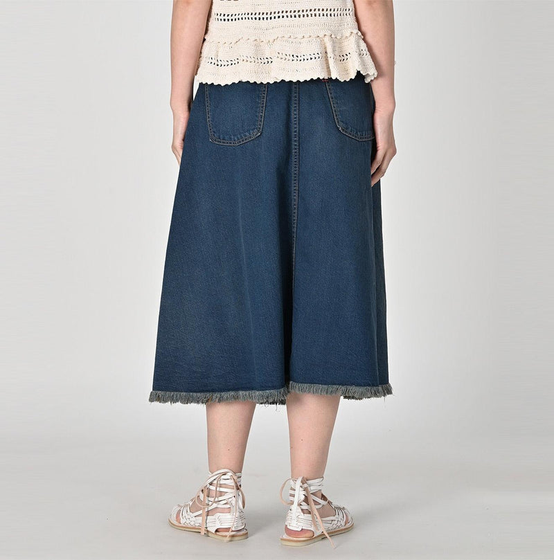 Omugi Denim Crossover Skirt Distressed - 45R by 45rpm studio - Image 6