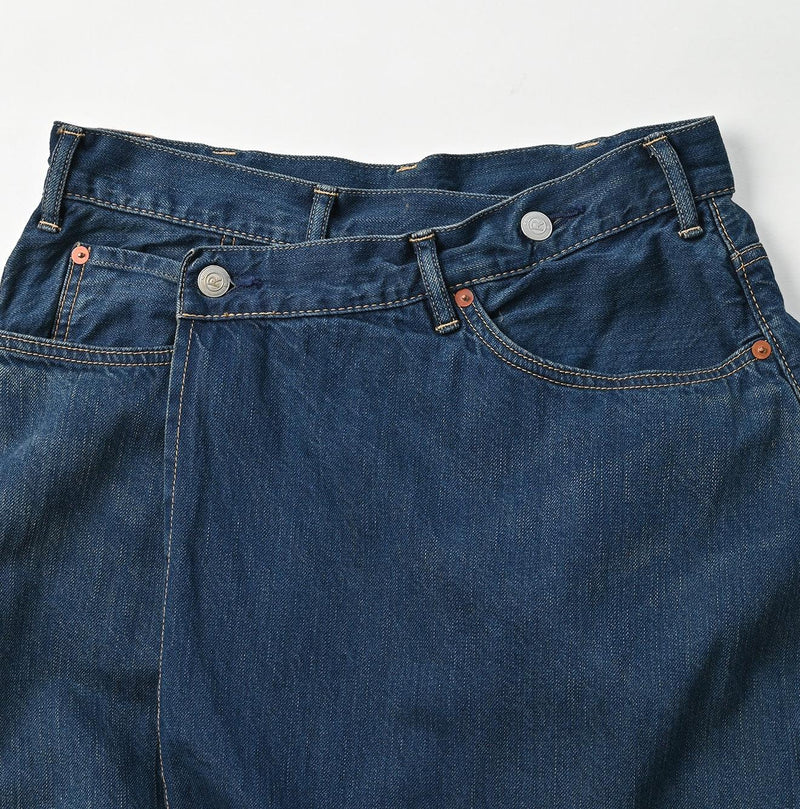 Omugi Denim Crossover Skirt Distressed - 45R by 45rpm studio - Image 7