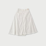 Rye Mugi Denim Crossover Skirt White - 45R by 45rpm studio