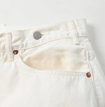 Rye Mugi Denim Crossover Skirt White - 45R by 45rpm studio