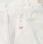 Rye Mugi Denim Crossover Skirt White - 45R by 45rpm studio