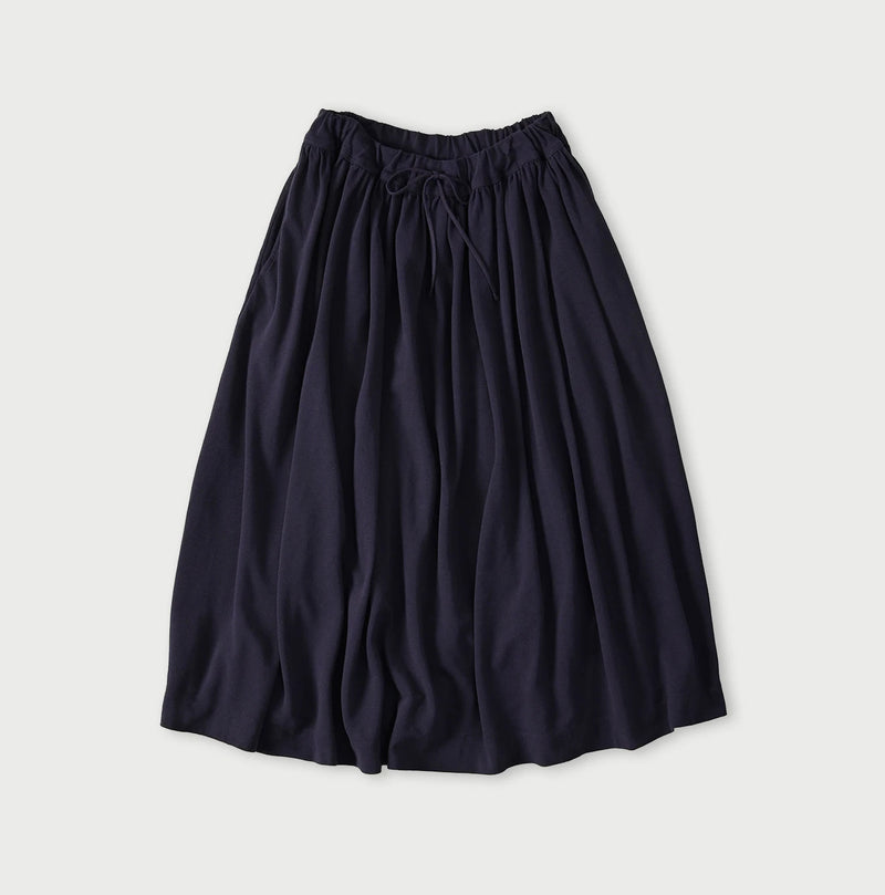 Cotton Pique Gathered Skirt - Image 4