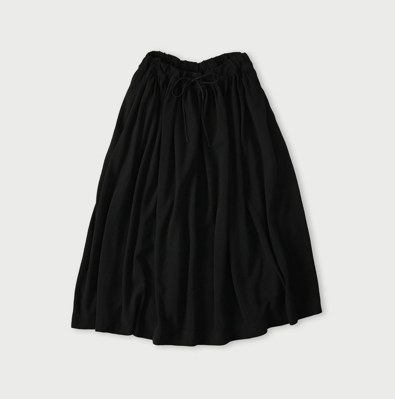 Cotton Pique Gathered Skirt - Image 5