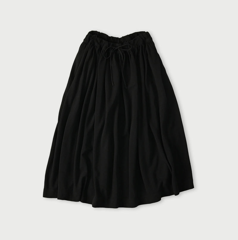 Cotton Pique Gathered Skirt - Image 5