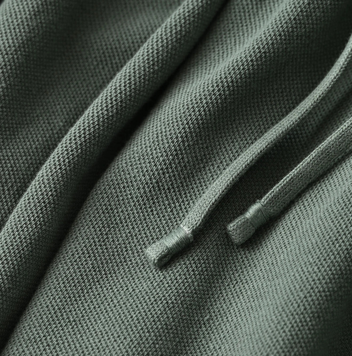 Cotton Pique Gathered Skirt