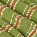 45R Cotton Pique Stripe Gathered Skirt