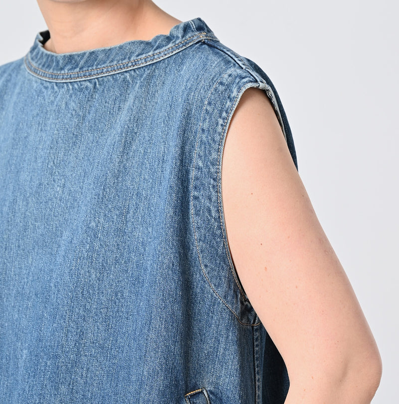 45R Rye Mugi Denim Dress - Image 7