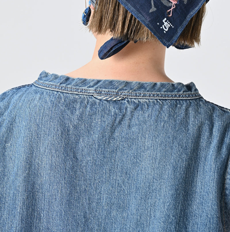 45R Rye Mugi Denim Dress - Image 8
