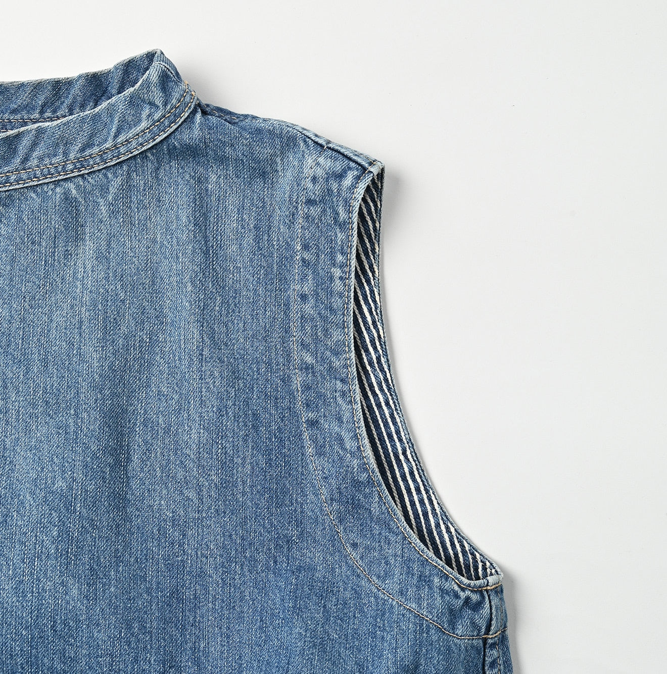 45R Rye Mugi Denim Dress - Image 12