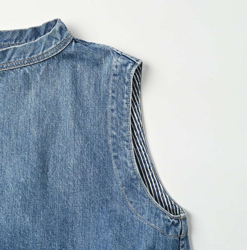 45R Rye Mugi Denim Dress - Image 12