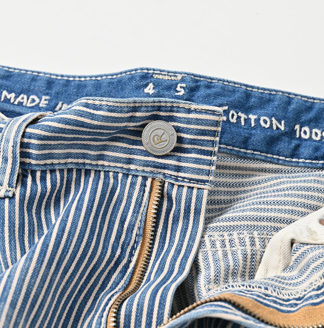 Rye Mugi Denim Hickory Charlotte5 – 12.25oz Distressed Wide-Leg