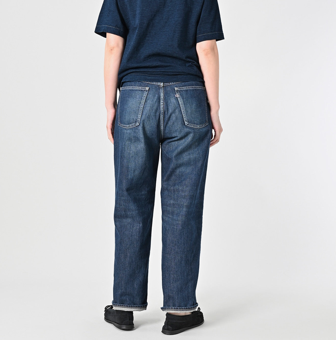 Rye Mugi Denim Hickory Charlotte5 – 12.25oz Distressed Wide-Leg