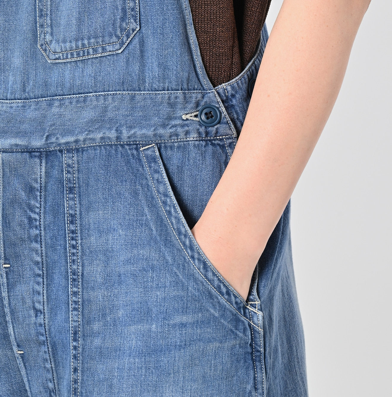Monpetit Denim 908 Overall Distressed – 45R GLOBAL