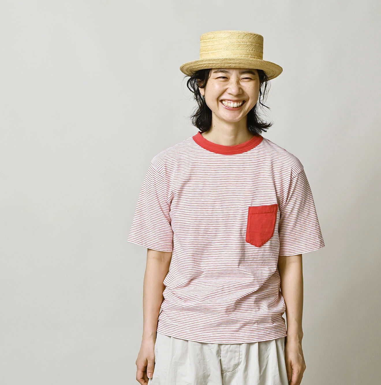 45R Striped Pocket 908 T-shirt - Image 6