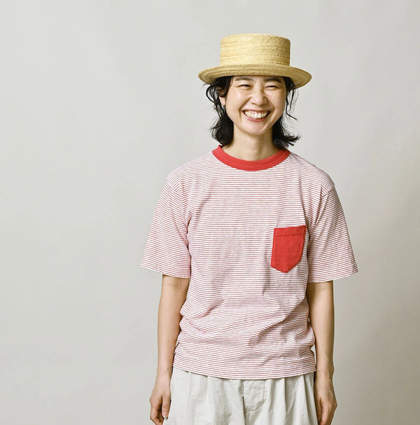 45R Striped Pocket 908 T-shirt