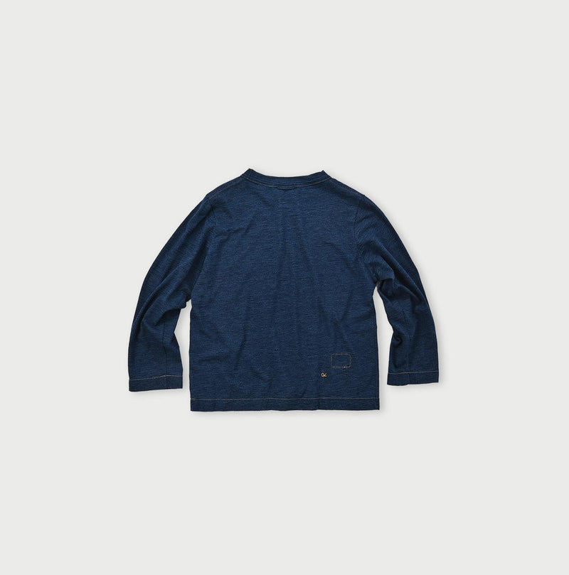 Indigo 45 Star Square T-shirt Distressed - 45R by 45rpm studio - Image 3