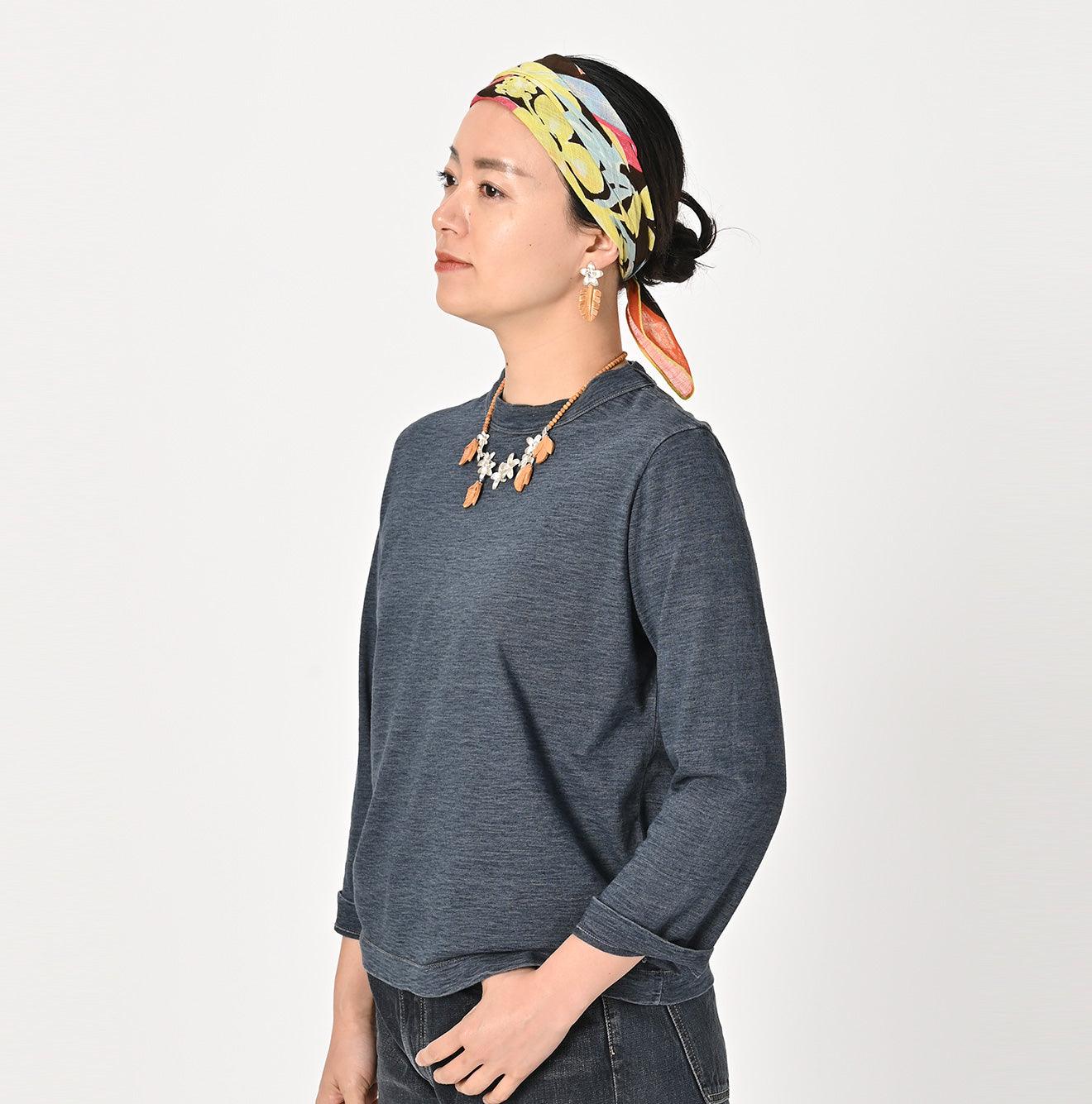 Indigo 45 Star Square T-shirt Distressed - 45R by 45rpm studio - Image 5