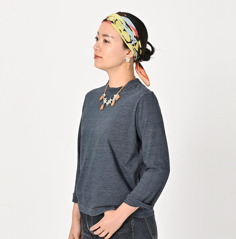 Indigo 45 Star Square T-shirt Distressed - 45R by 45rpm studio - Image 5