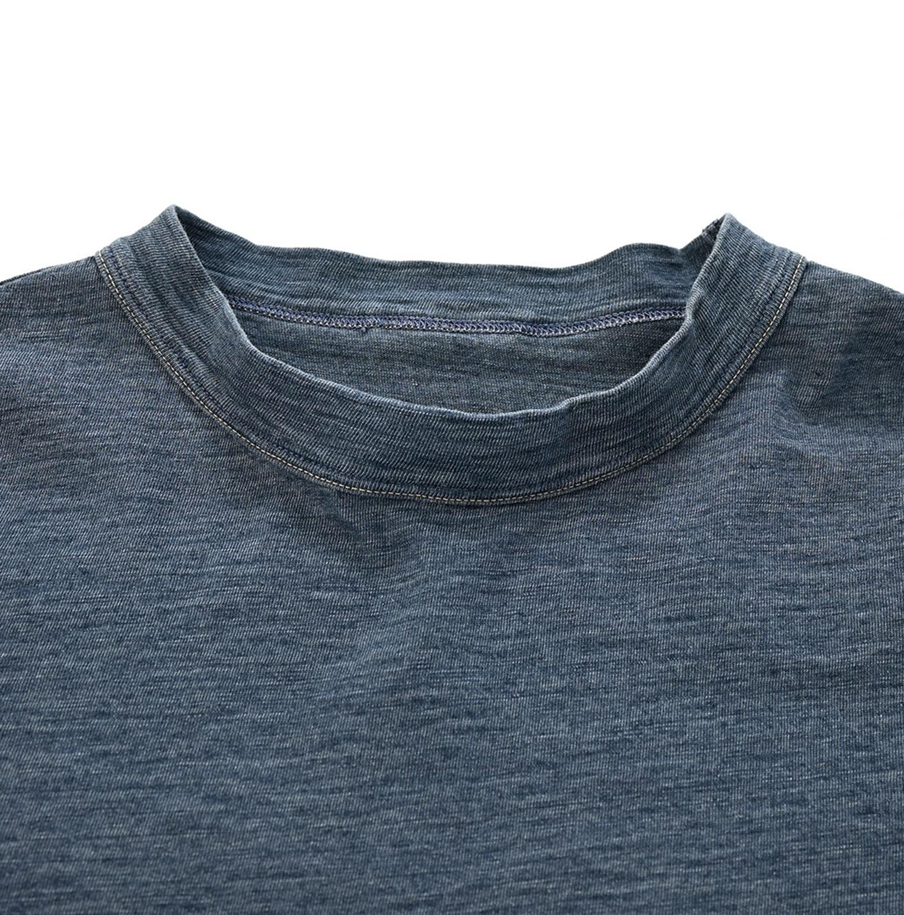 Indigo 45 Star Square T-shirt Distressed - 45R by 45rpm studio - Image 7