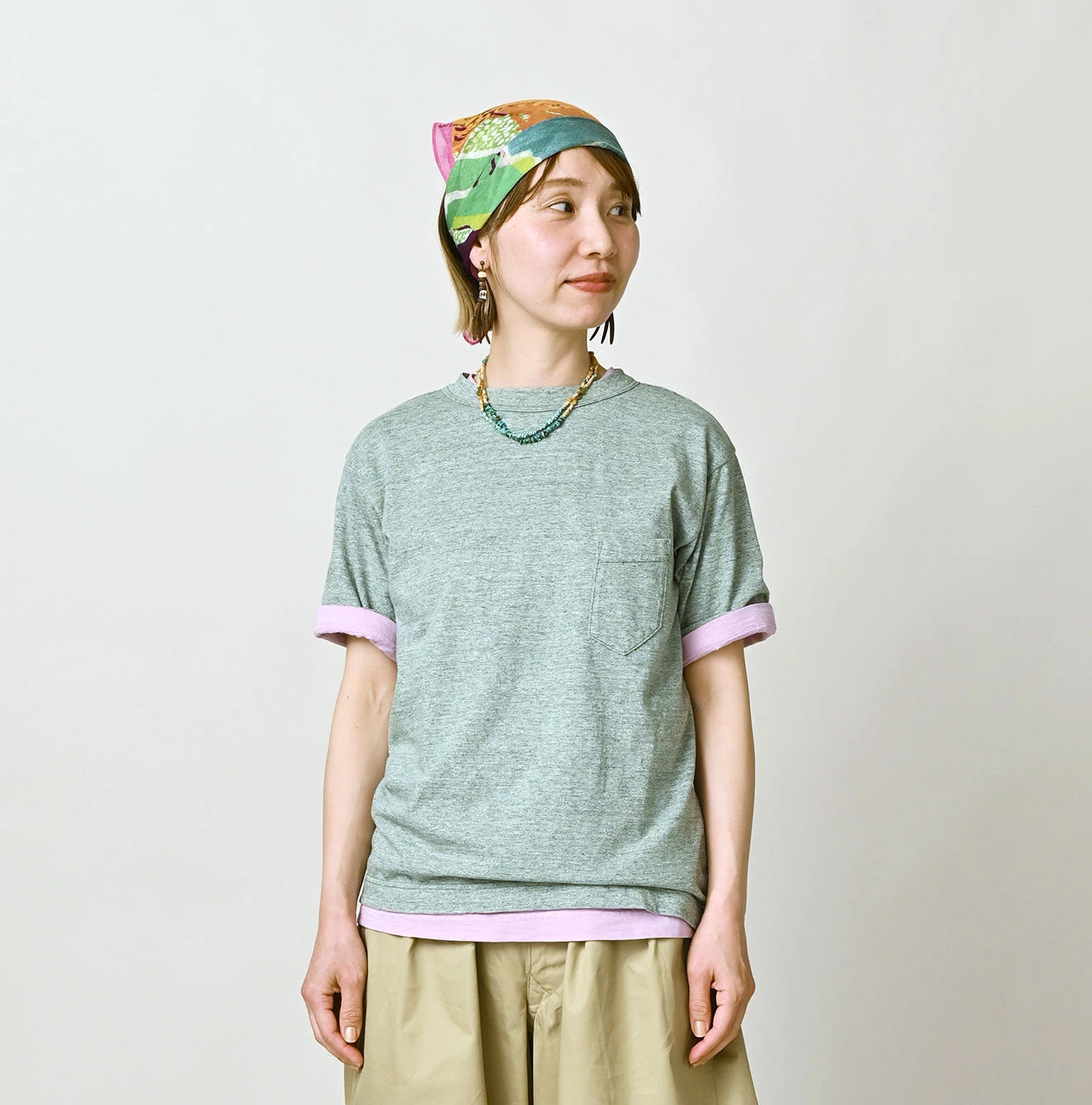 45R 45 Star 908 Pocket T-shirt (Top-Dyed) - Image 4